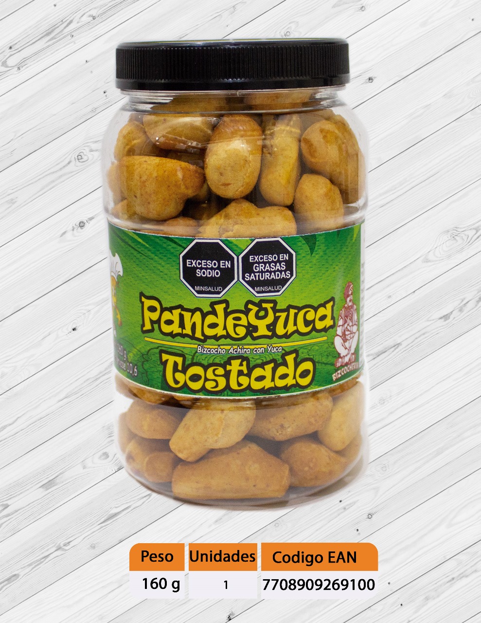 Bizcocho de Yuca X 160 gr